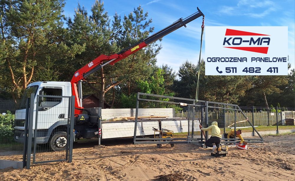 Ogrodzenie panelowe* MONTAŻ* transport HDS