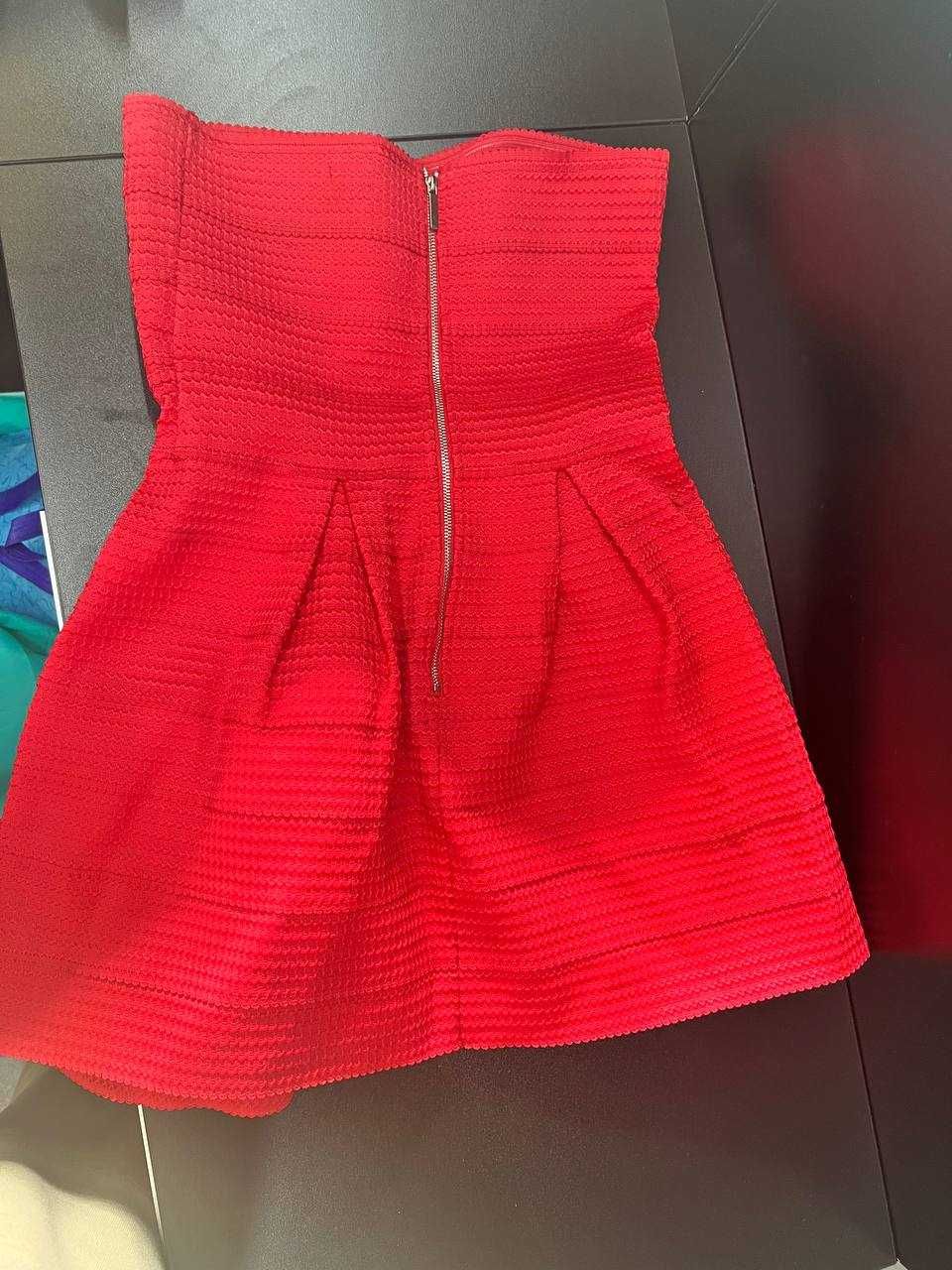 Сукня коротка червона- якість ідеальна!