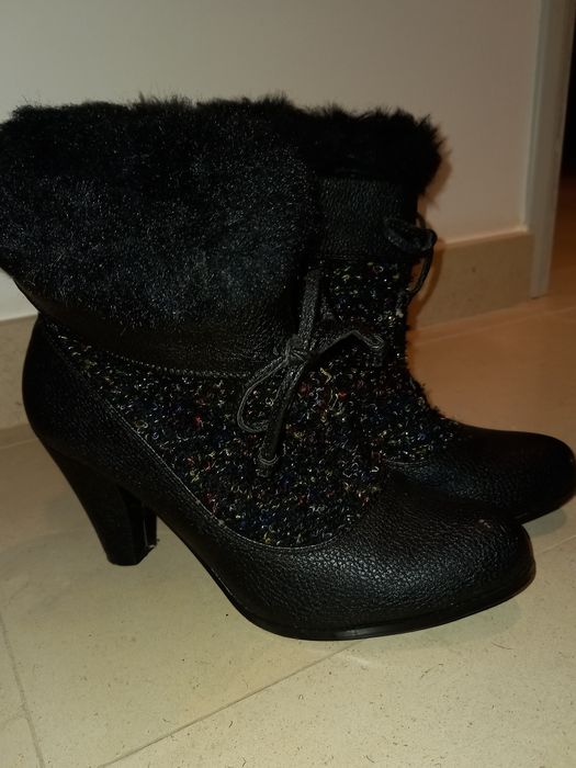 Botas pretas Cristian Lay tam 38