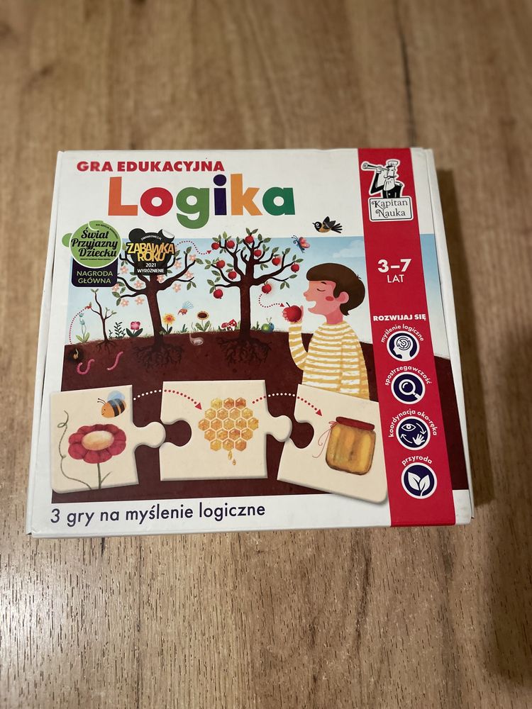 Gra edukacyjna Logika Kapitan Nauka 3-7 lat