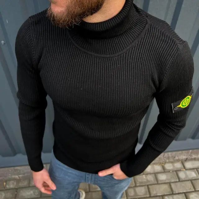 Чорний Гольф Stone Island | Аунтефік ОЛХ ДОСТАВКОЮ!