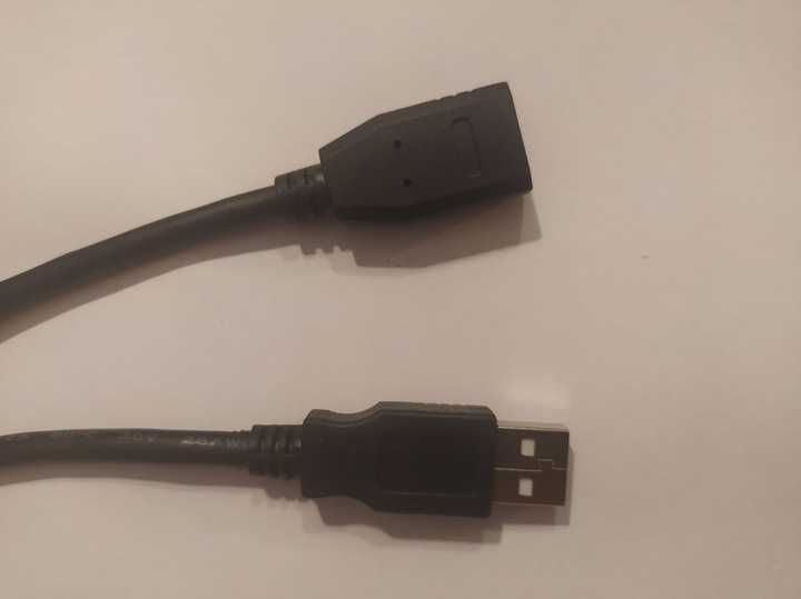 Przedłużacz USB 2.0 1,5 m CZARNY