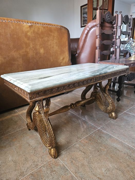 Mesa de Centro Mármore Vintage