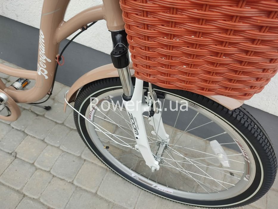 Велосипед дамка з корзиною Titan Bergamo 26 NX 3 sp 2024 Рама-17" late