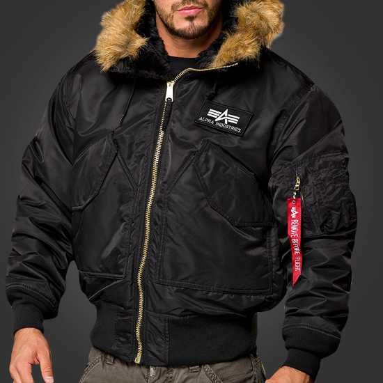 Бомбер Alpha Industries CWU-45 hooded куртка