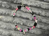 гарна рожева підвіска на шию cute necklace y2k kawai sweet pink