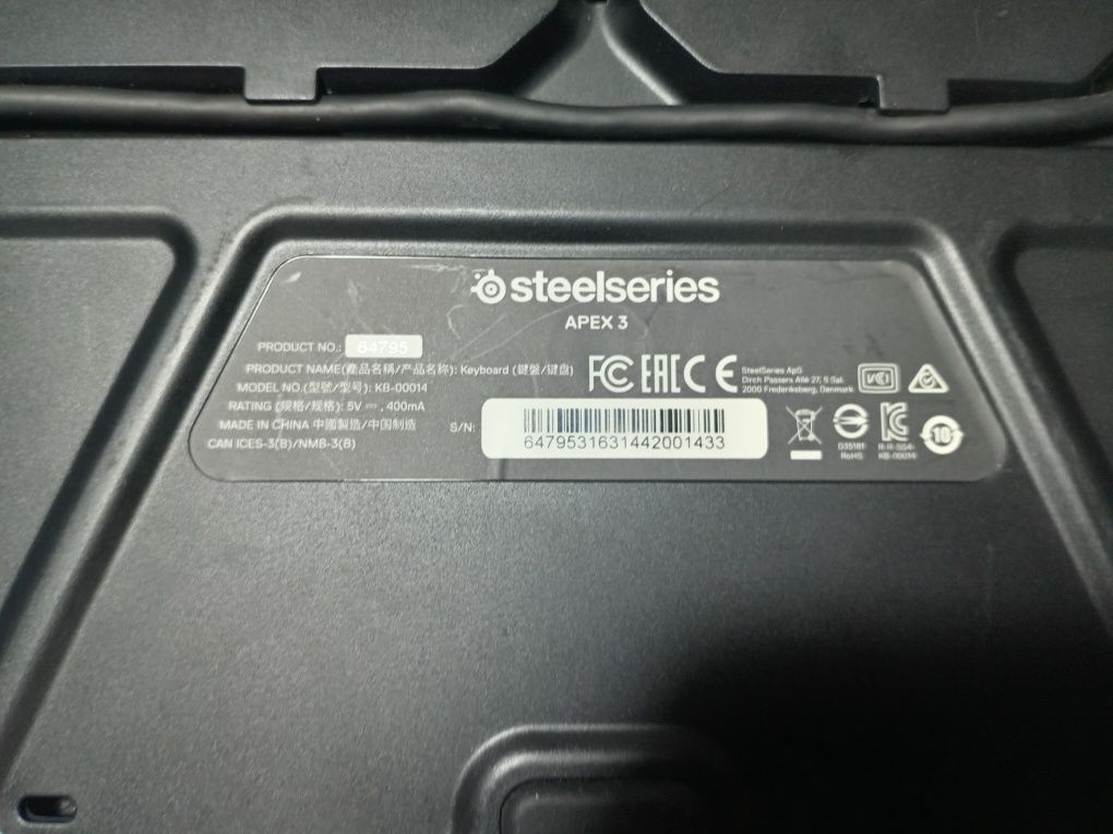 Klawiatura Steal Series Apex 3