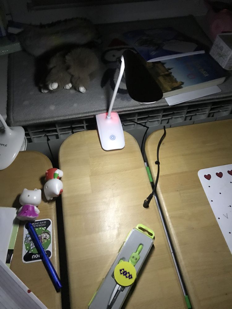 Led лампа аккумуляторна на кліпсі