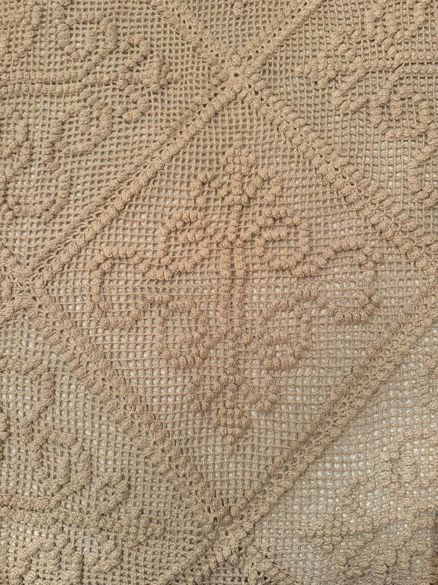 Colcha de Crochet Cama Casal | Handmade Crochet Bedspread Double Size