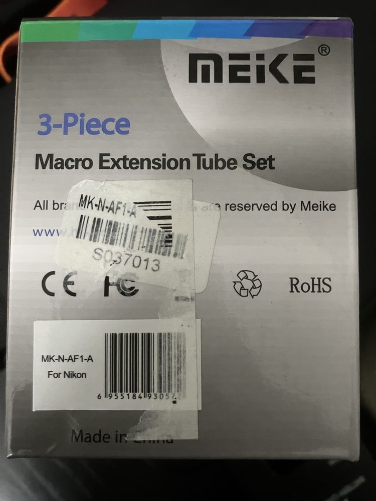 Tubos de extensão para macro fotografia Nikon