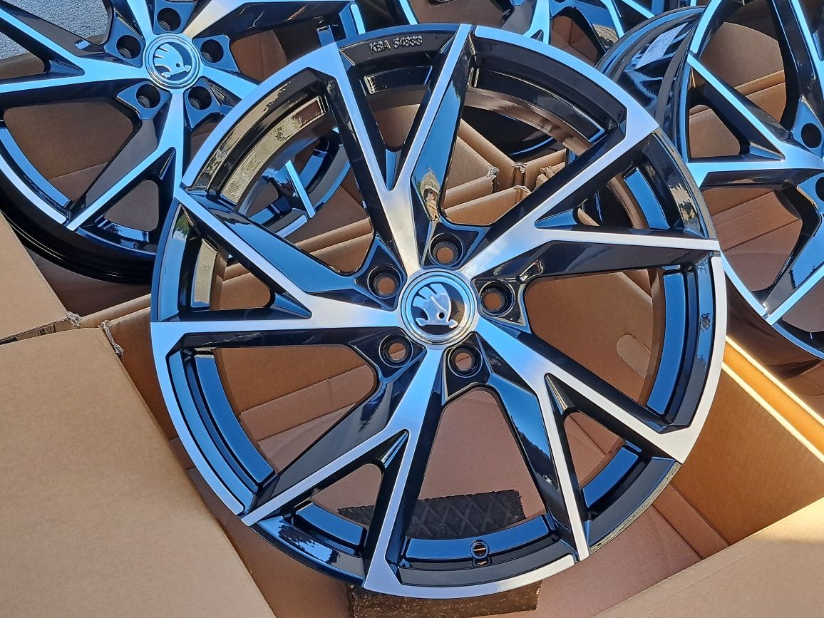 Alufelgi SKODA 18 5x112 Karoq Octavia Scout Kodiaq Yeti ET35 CA23 CNC