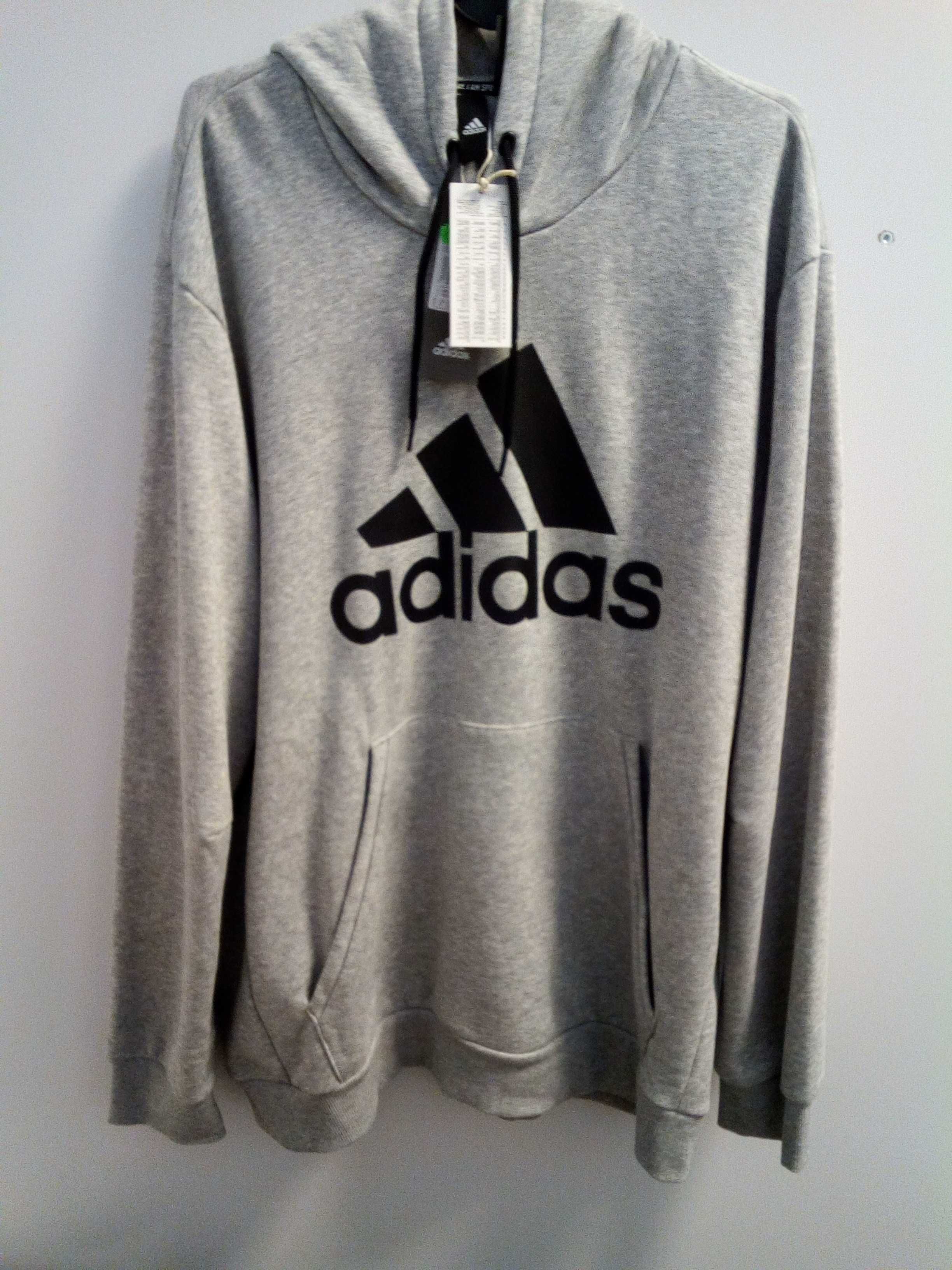 bluza męska Adidas nowa z metką wkładana z kapturem 2XL