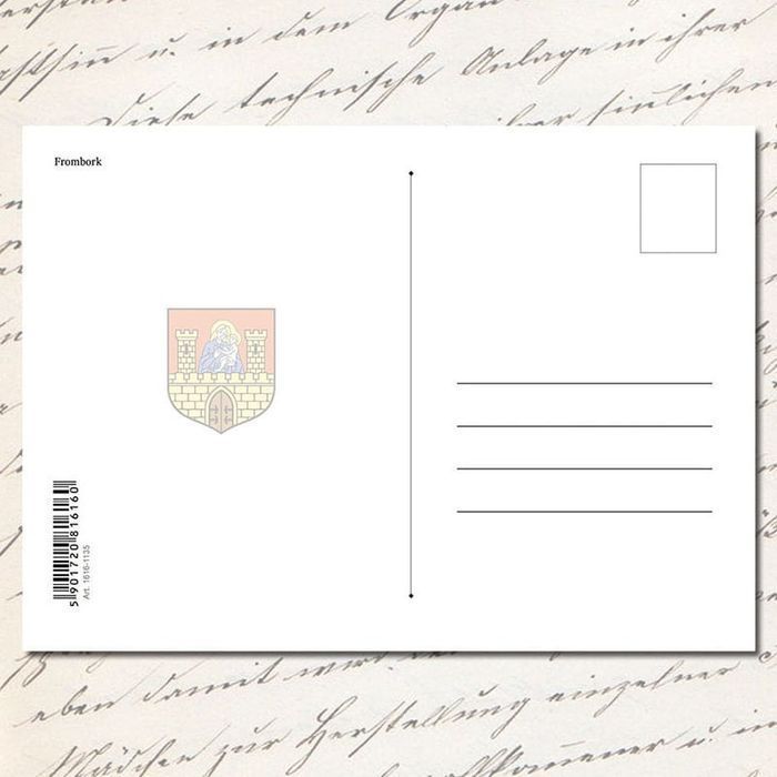 Pocztówka kartka pocztowa widokówka Frombork