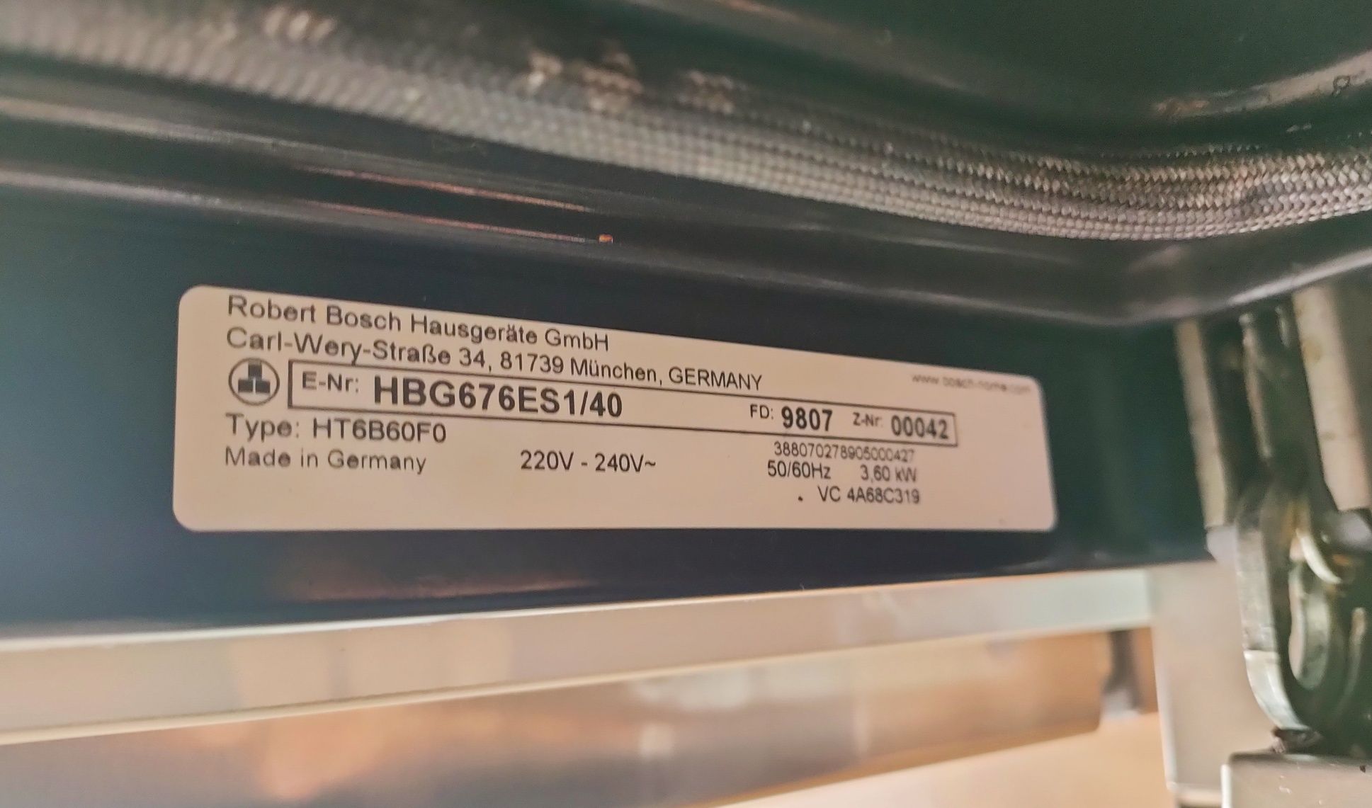 Forno BOSCH Série 8 HBG676ES1