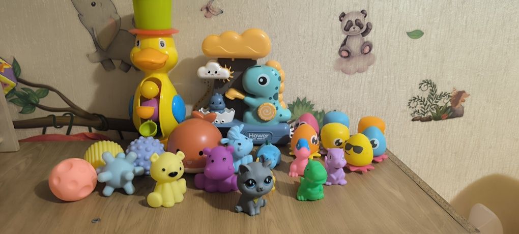 Игрушки силиконовые и для купания
