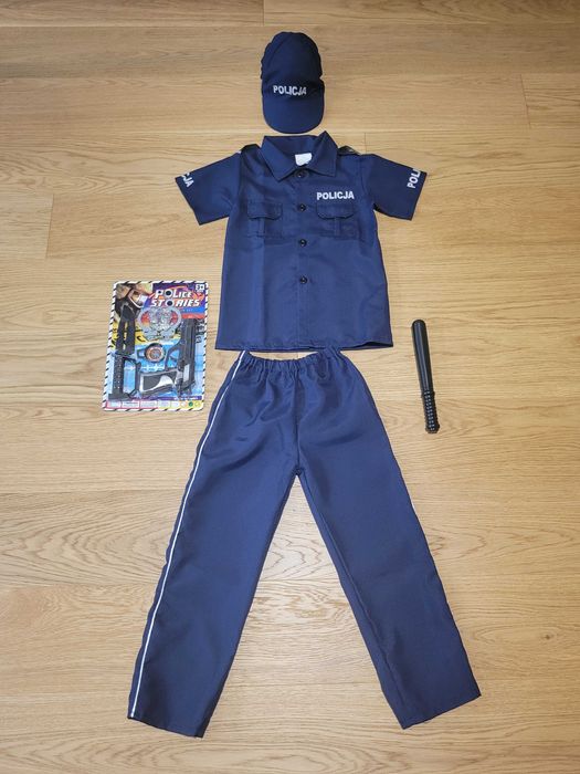 Strój policjanta, rozmiar 116/122
