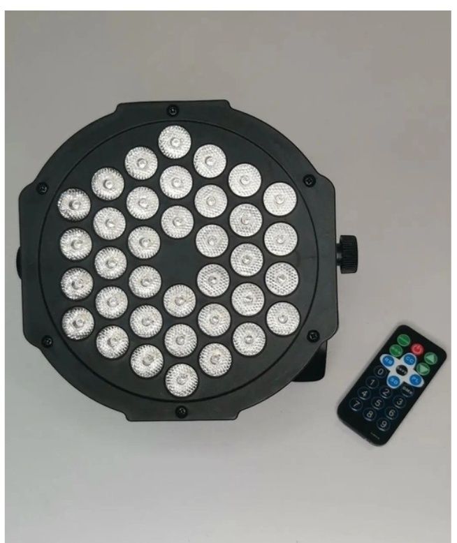 Прожектор сценічного освітлення ZQ-B262-YK 72 Вт, 36 LED RGB