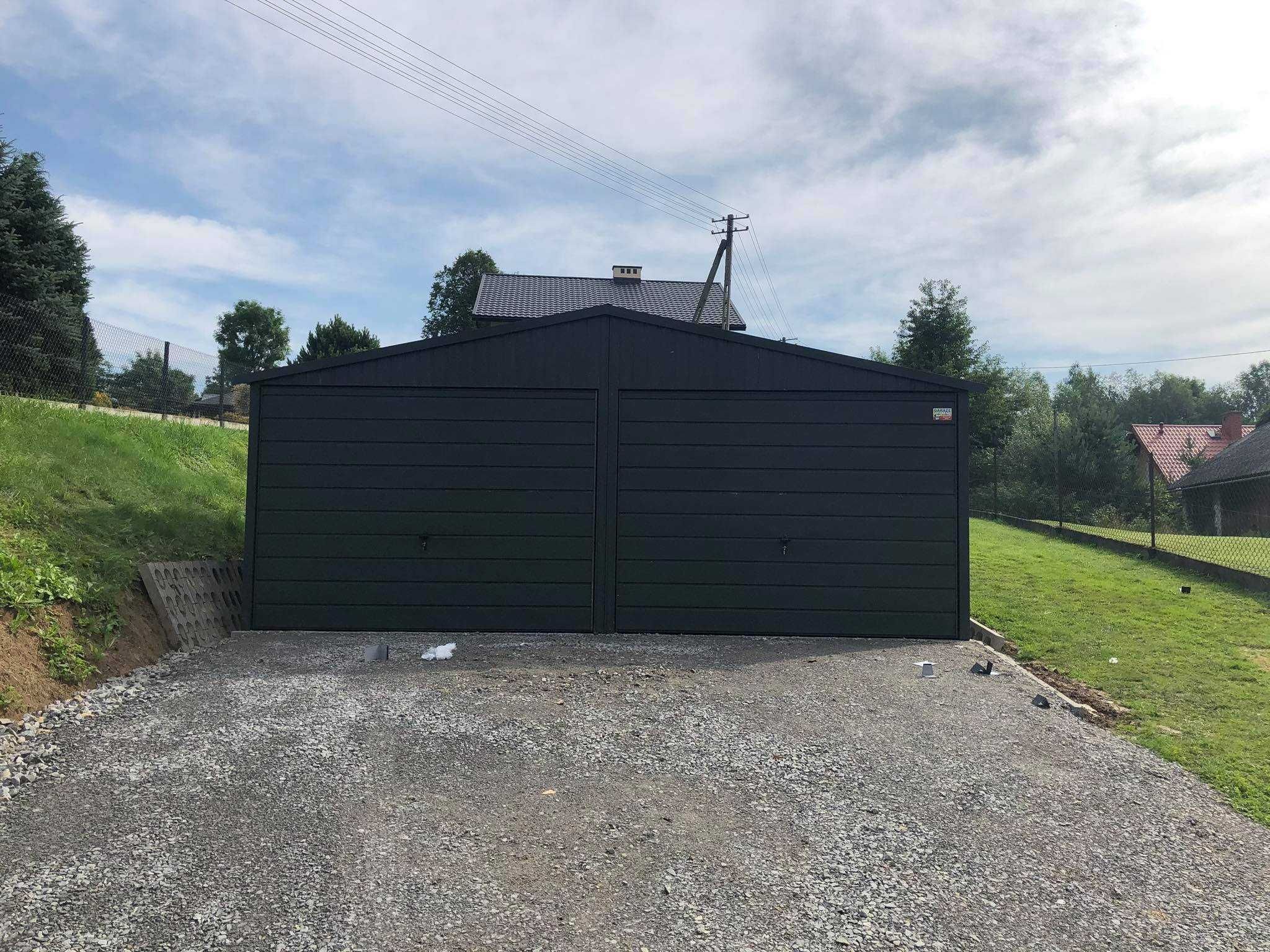 Garaż Blaszany 6x5 BTX 7016 Antracyt Mat