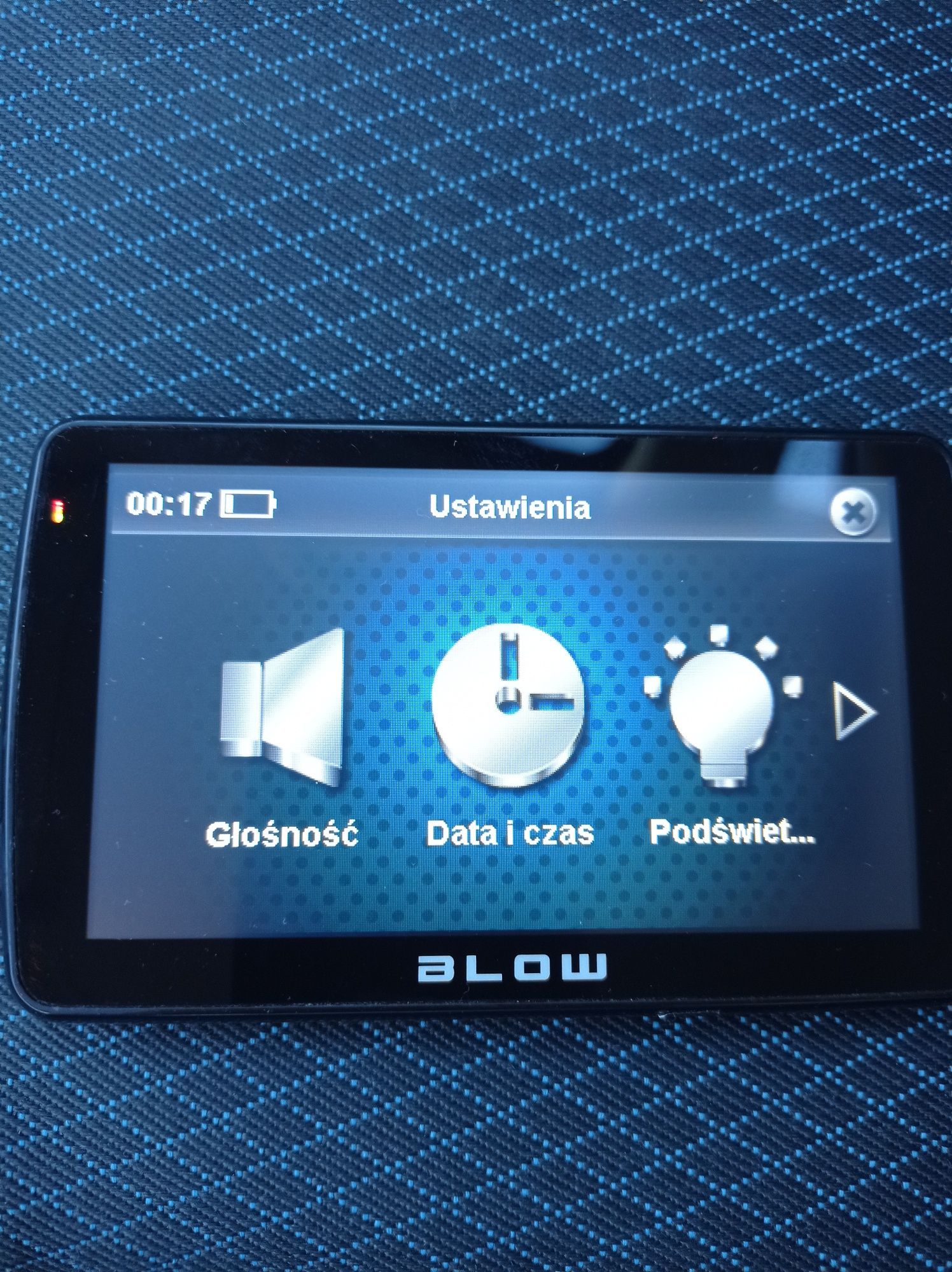 Nawigacja blow GPS50B