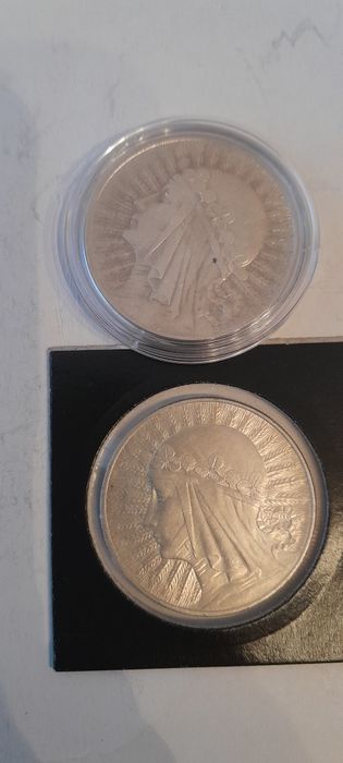 10zl Głowa Kobiety Jadwiga zestaw 6szt  z 1932,1934