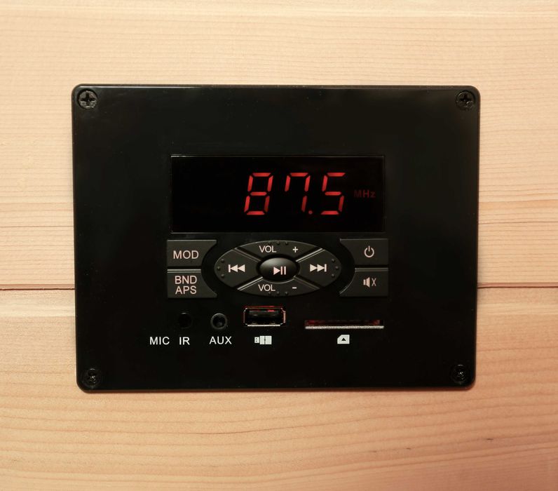 Sauna Infrared Malaga Maxi 75°C z 8Prom.Kwarcowymi w technologii Vitae