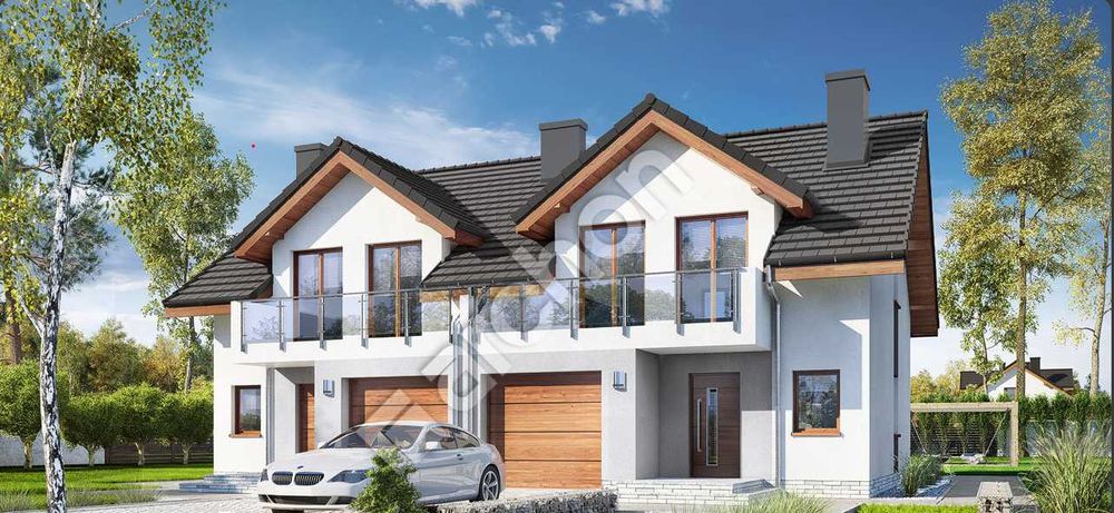 Dom w zabudowie Bliźniaczej - Maszna / Teresin