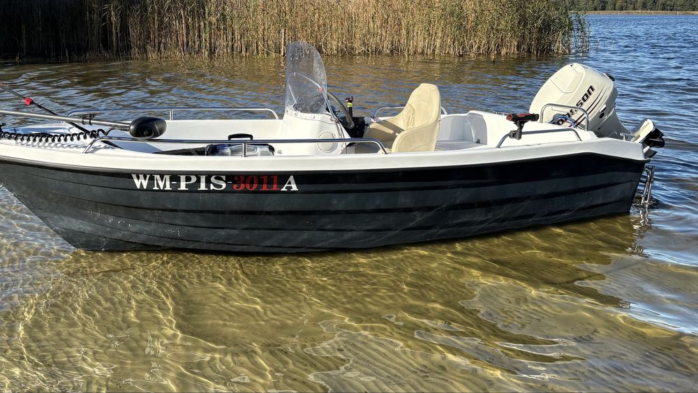 Łódka Romana 460 + silniki + przyczepa.