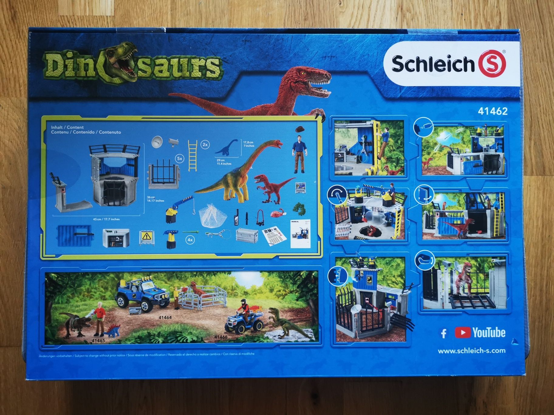 Schleich 41462 Duża Stacja Badawcza Dinozaurów Figurki Dinosaurs