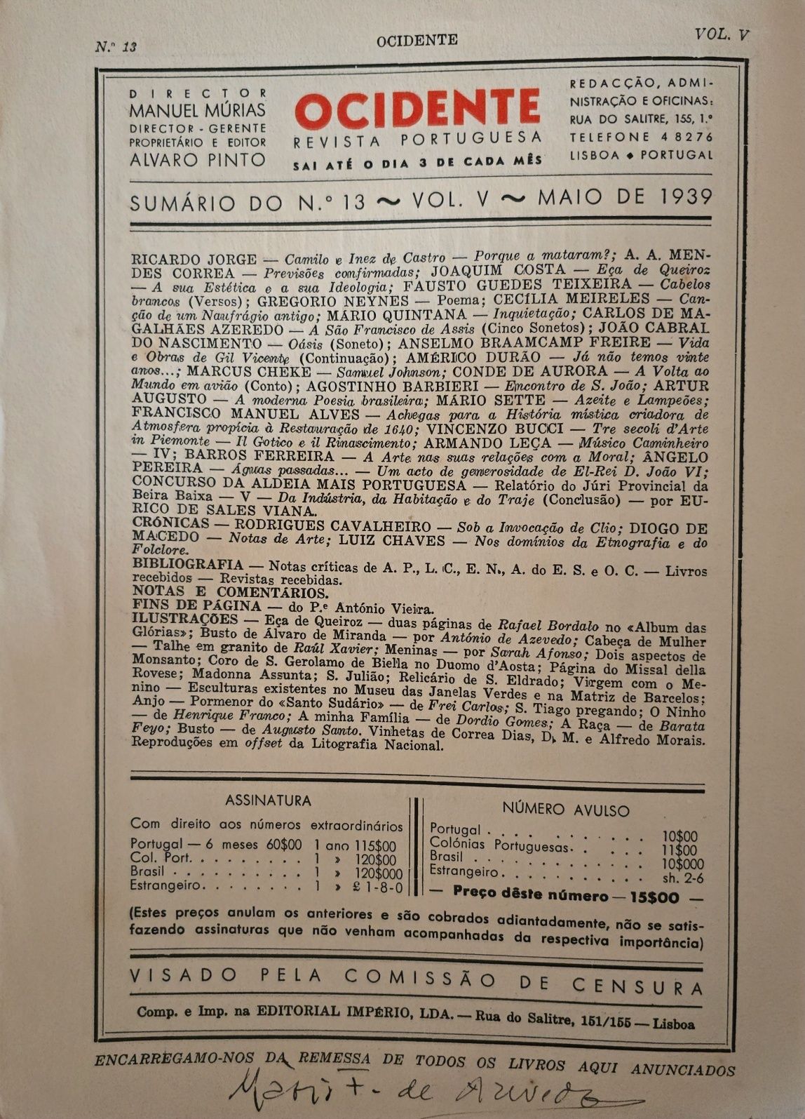 Revista Portuguesa Ocidente