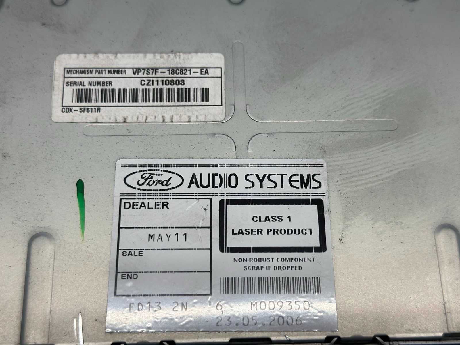 Fabryczne Radio Ford Mondeo MK3 NAVI KLIMA CDX-5F611N