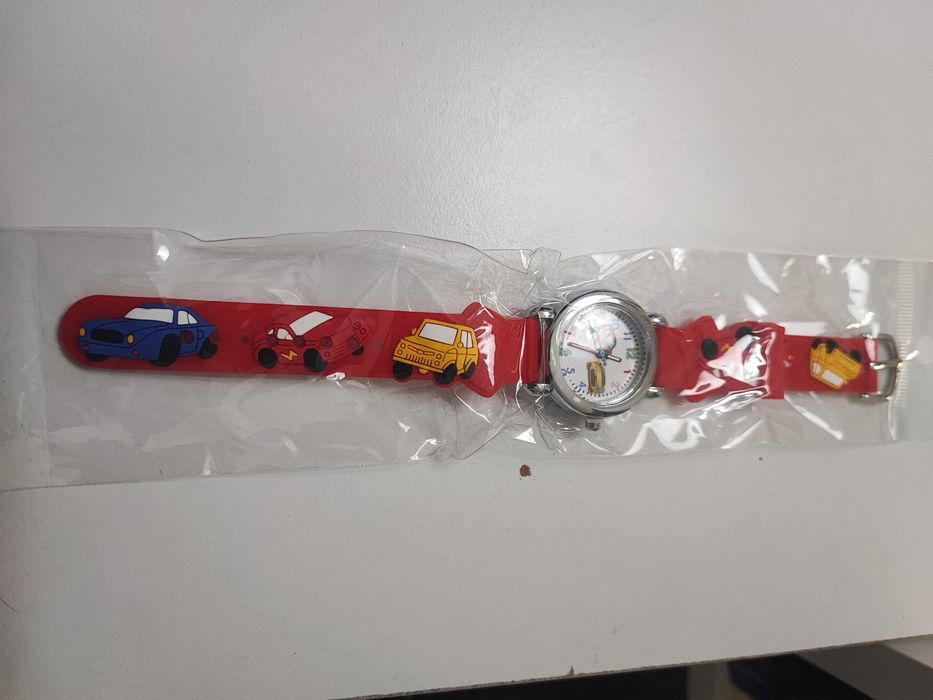 Relógio criança | carrinhos | Muito bonito e elegante | novo