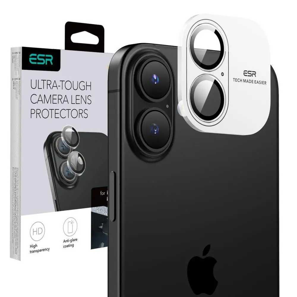 Защитное стекло на камеру ESR Armorite Camera  iPhone 16/16 Plus Clear