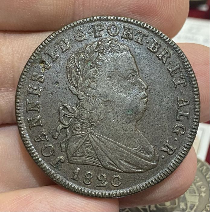 Moeda 40 Reis D JOAO VI - 1820