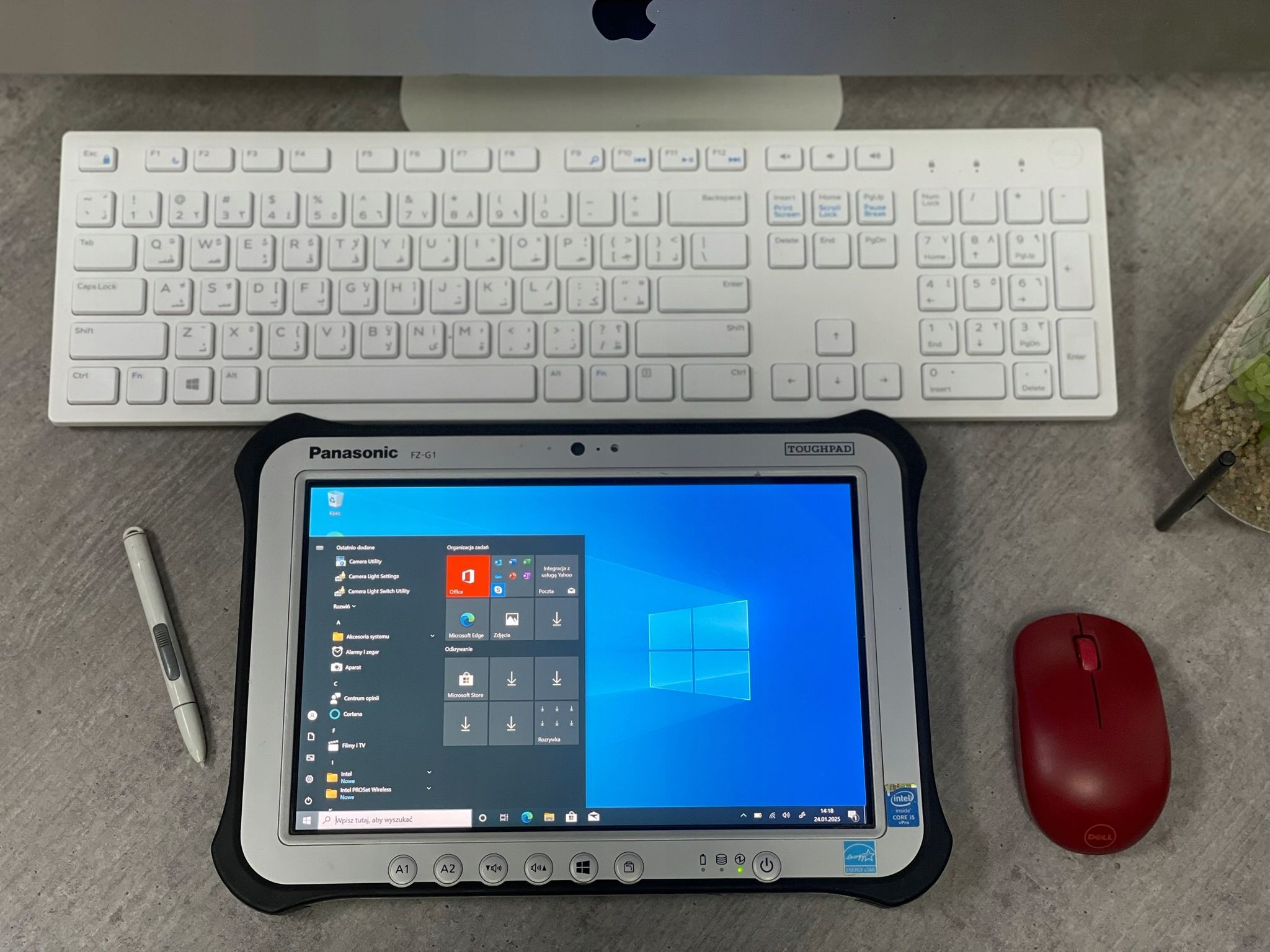 AgOpenGPS Tablet Panasonic FZ-G1 8GB 1Tb SSD +LAN nawigacji rolniczej