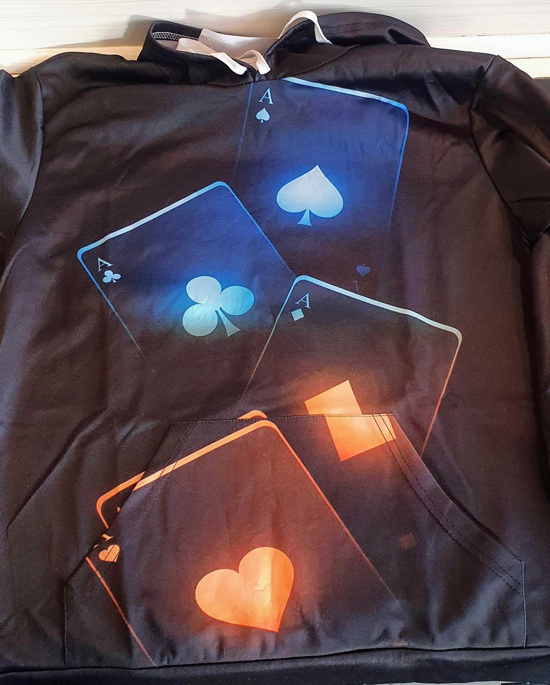 Bluza Talia Kart poker 2XL