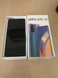 Smartphone telefon Oppo A74 5G box