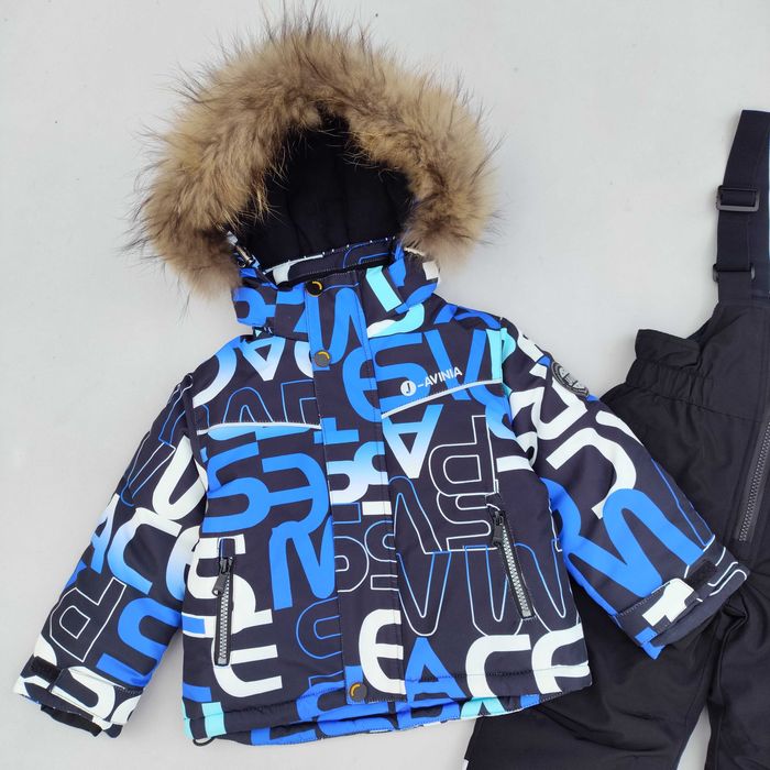 Зимовий термо комбінезон дитячий роздільний теплий мембрана на флісі