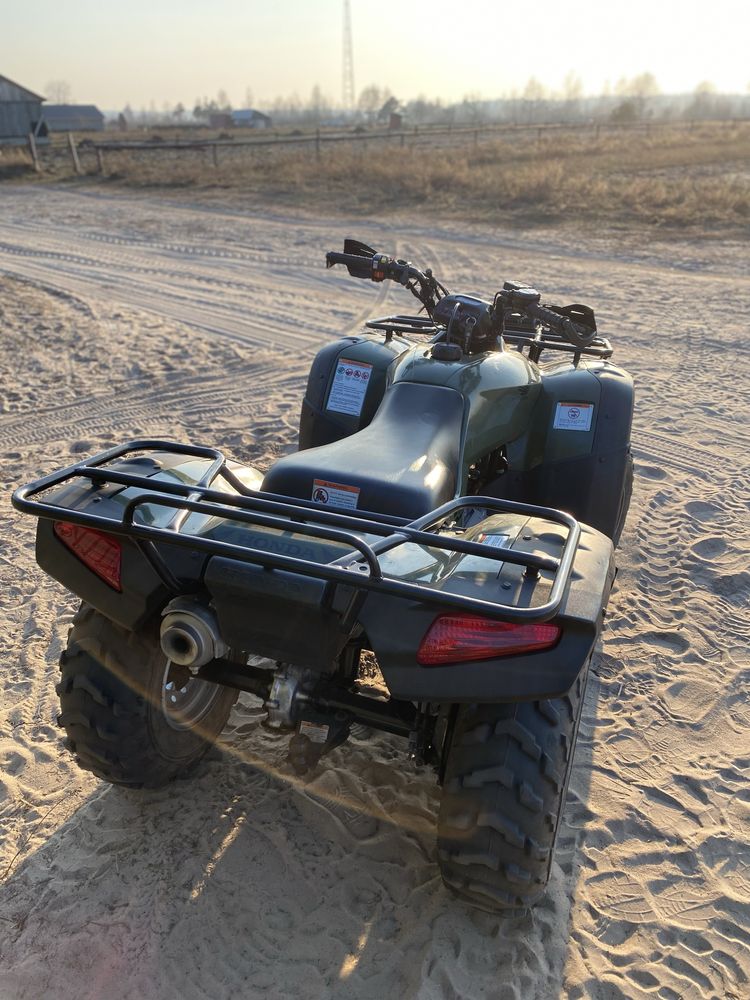 Квадроцикл honda trx350 з прицепом