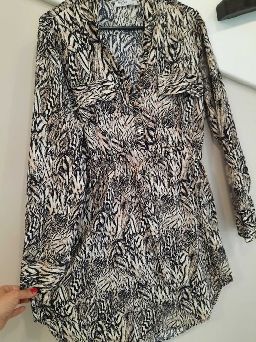 Wysokogatunkowa sukienka  szmizjerka Unika Paris butik CantyTM