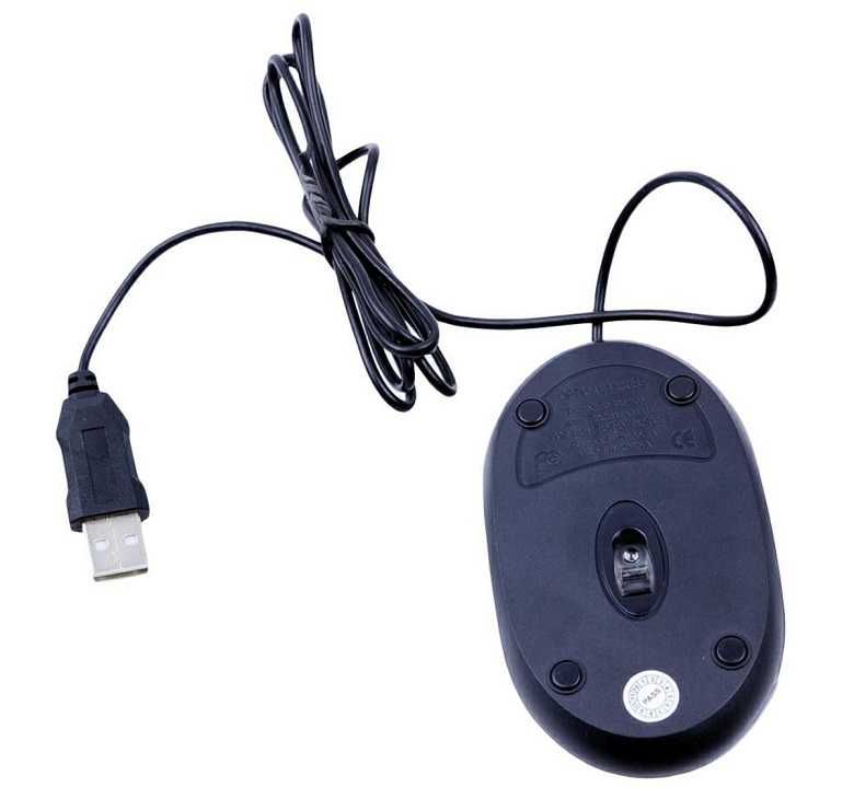 Mysz optyczna przewodowa USB mini Myszka PC Basic * Video-Play