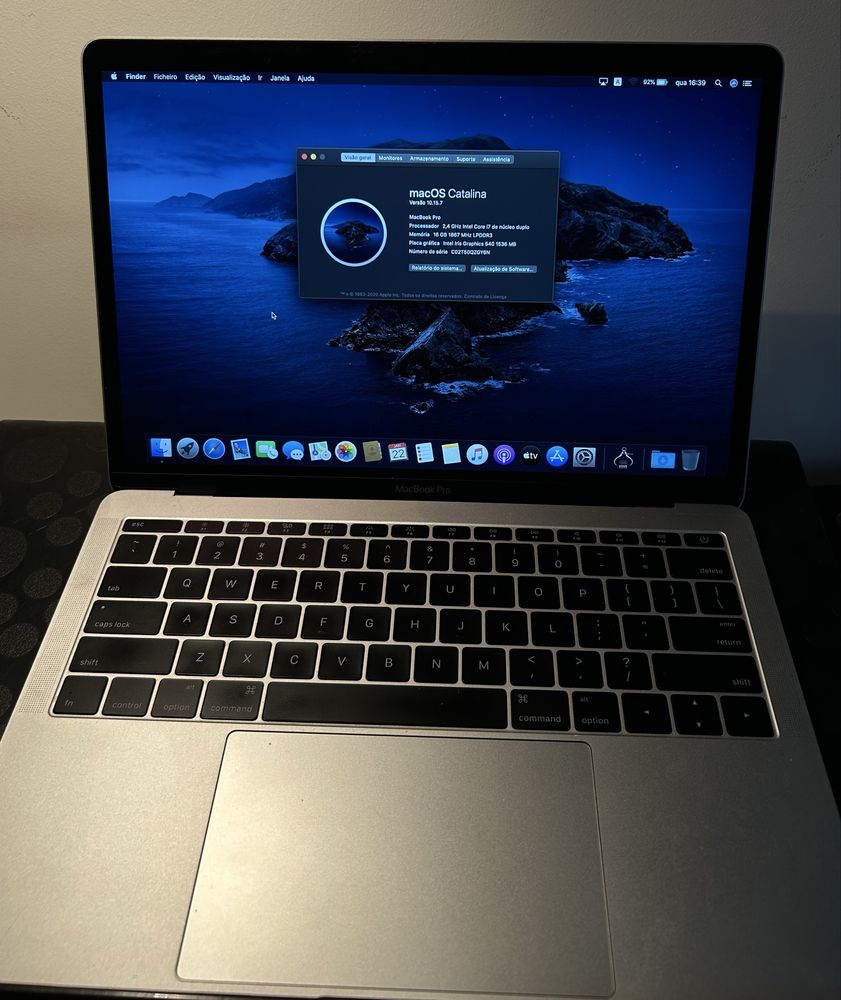 Macbook Pro 13" I7 16 Gb RAM 500 SSD