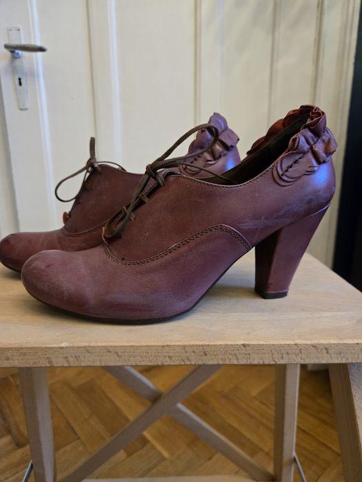 Oryginalne, fioletowe pantofle Gino Rossi