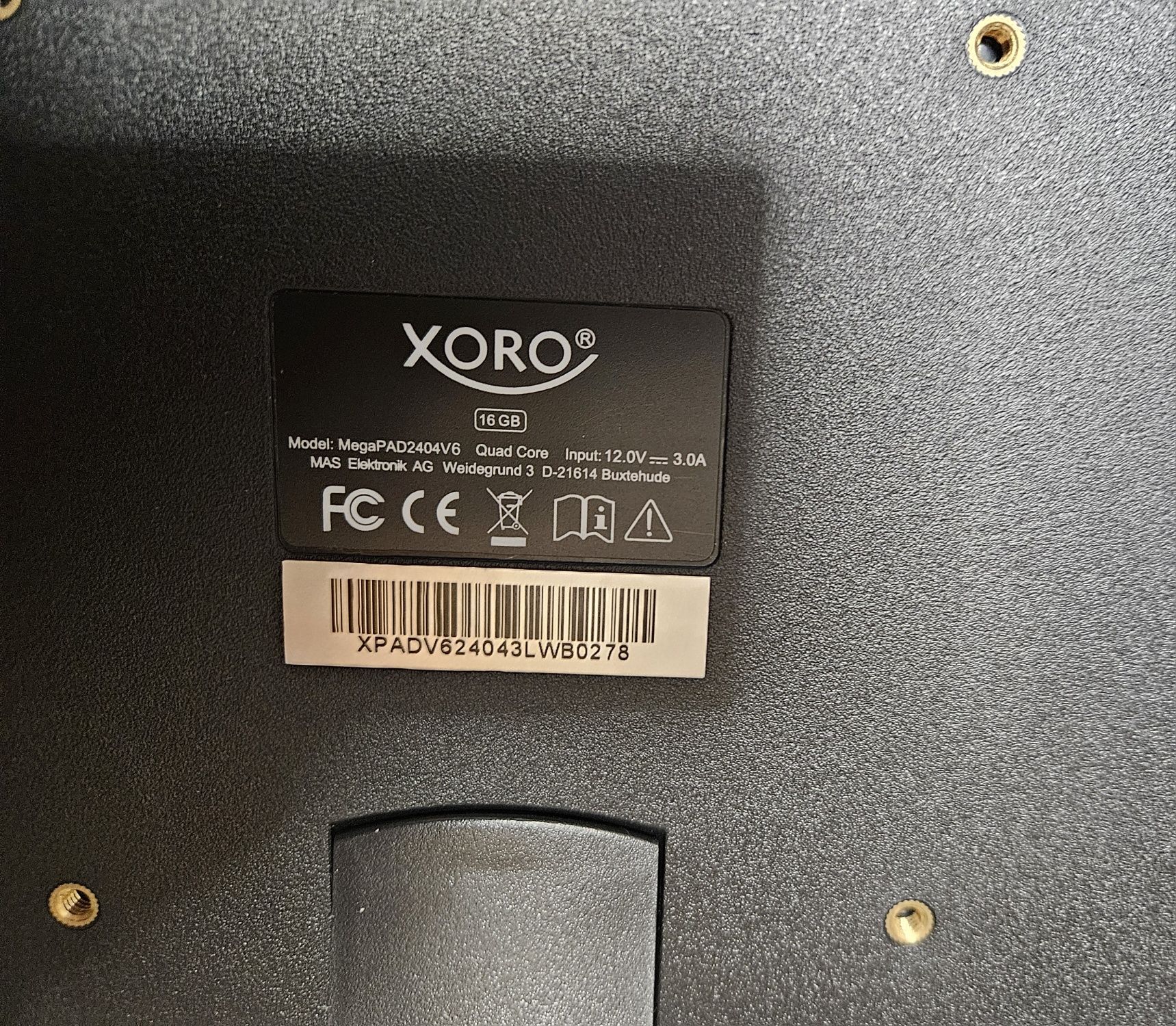 XORO MegaPAD 2404 V6 – 24" tablet