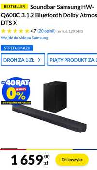 Saundbar Q600C Samsung