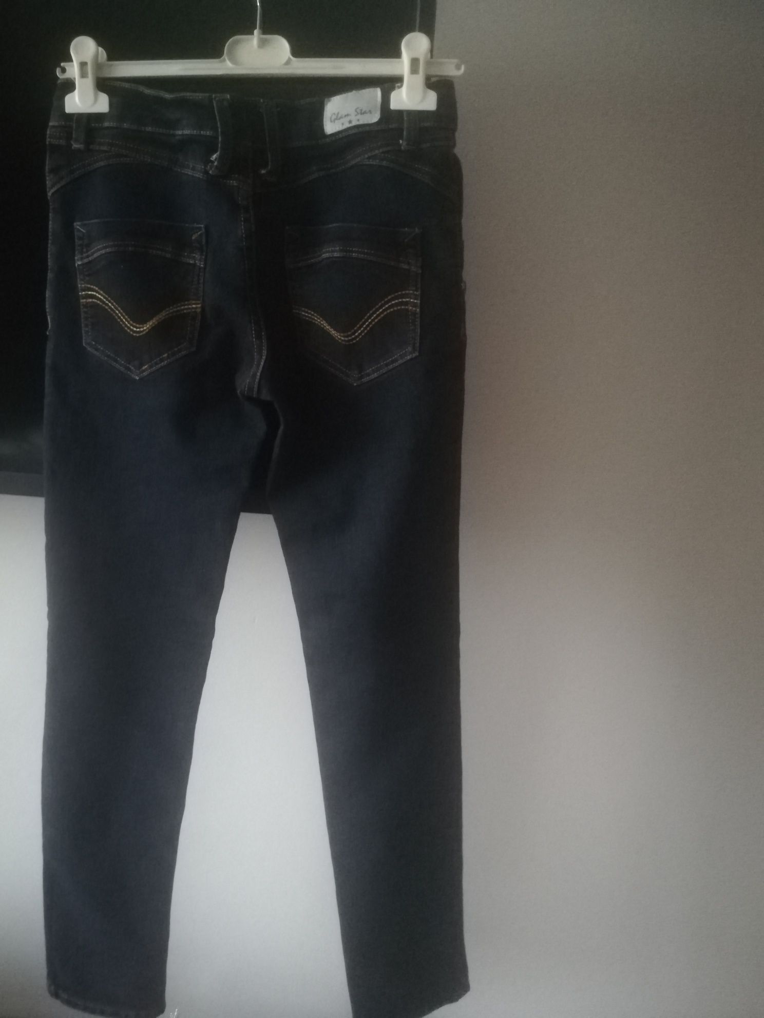 Spodnie jeansowe rurki M 38 Push Up
