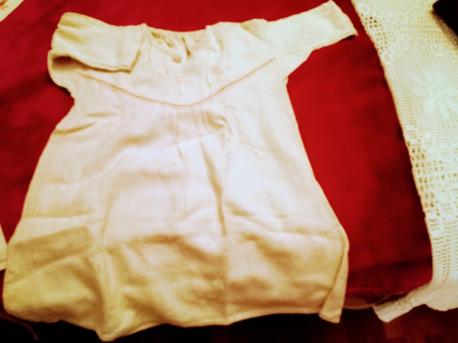 Camisa de traje de folclore muita antiga  em linho