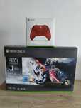 Consola Xbox One X + comando vermelho