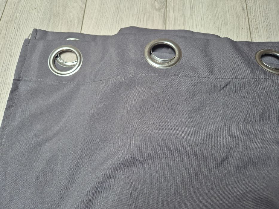 Zasłony szare – proste, uniwersalne (4szt.)