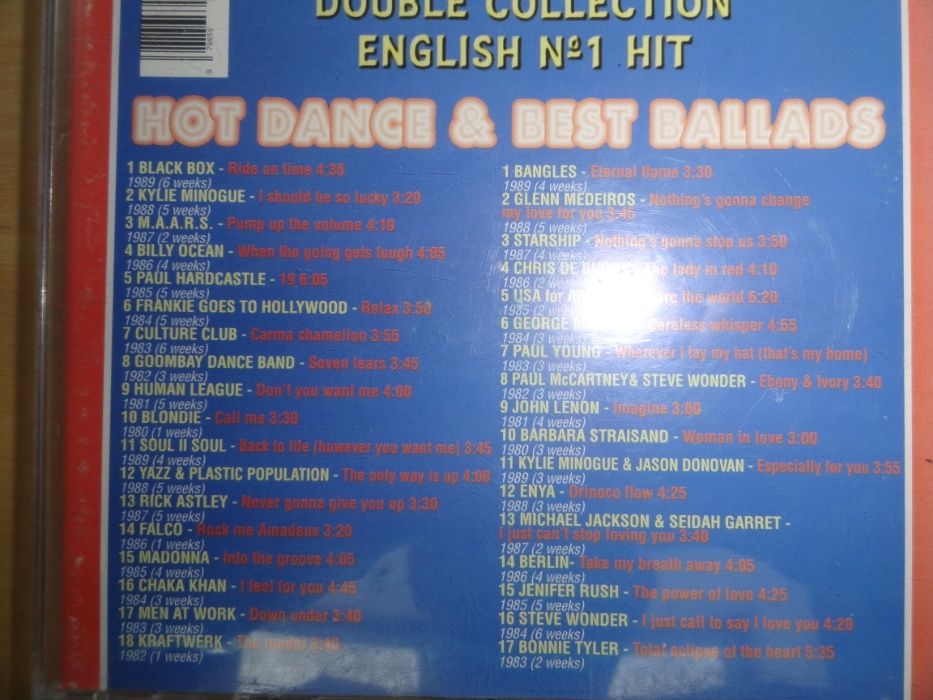 Przeboje lat 80-podwójna płyta cd