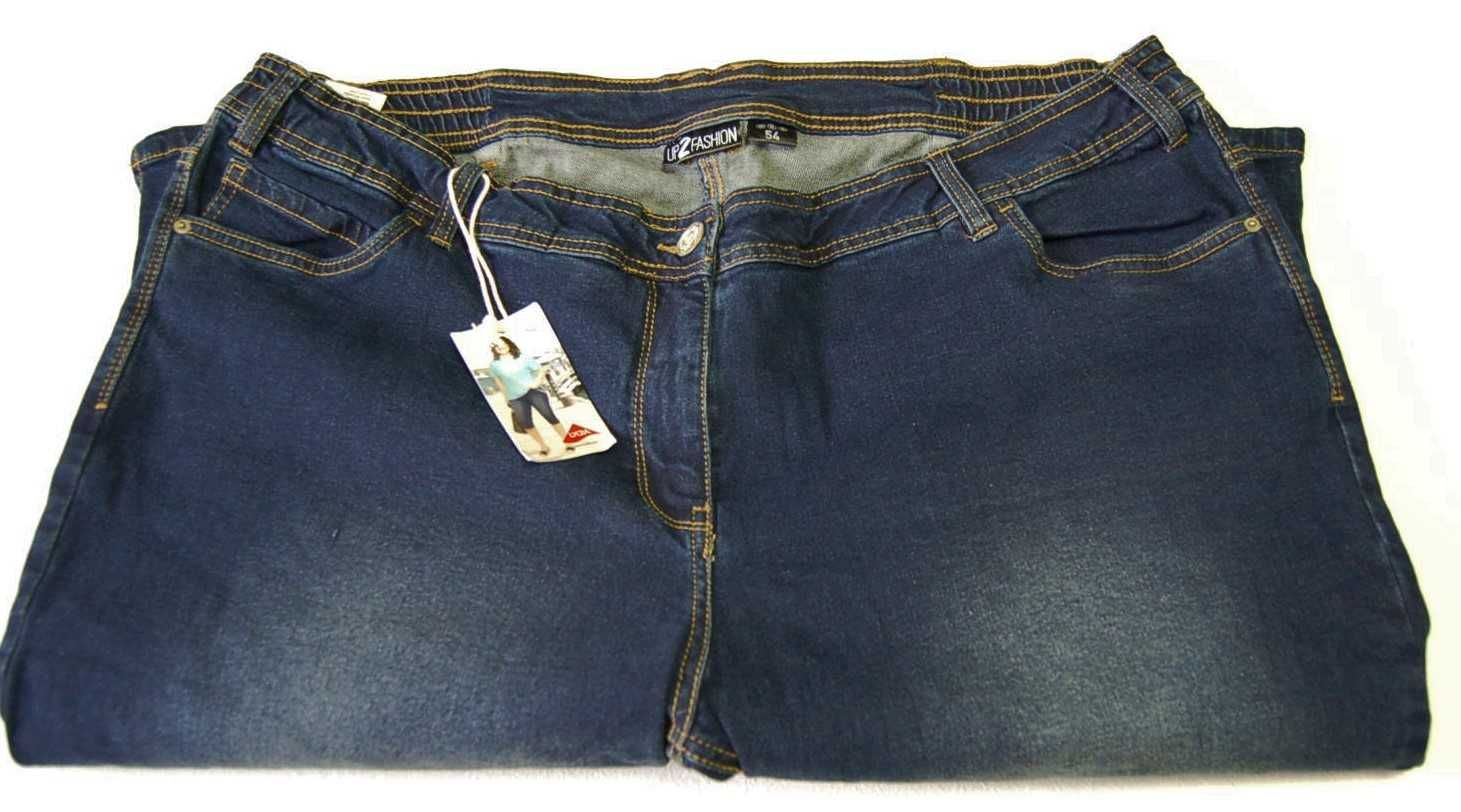 UpFashion 54 nowe rybaczki damskie jeans z elastan 6W91